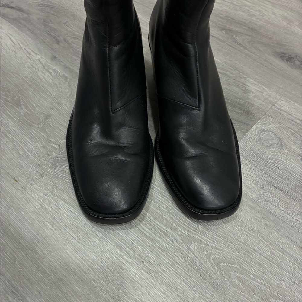 Acne Studios Square Toe Leather Boot Size US 8 EU 41 - Picture 7 of 15